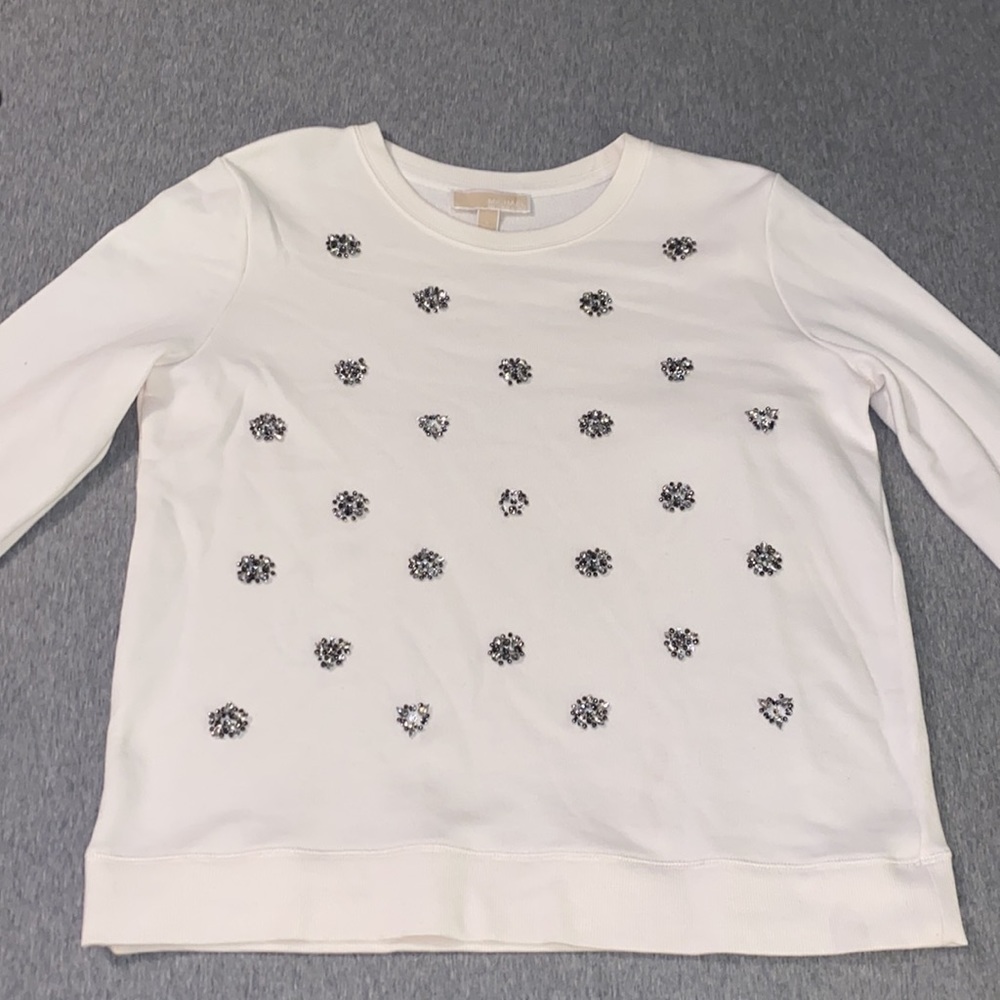 Michael Kors Rhinestone Crewneck - Picture 6 of 7